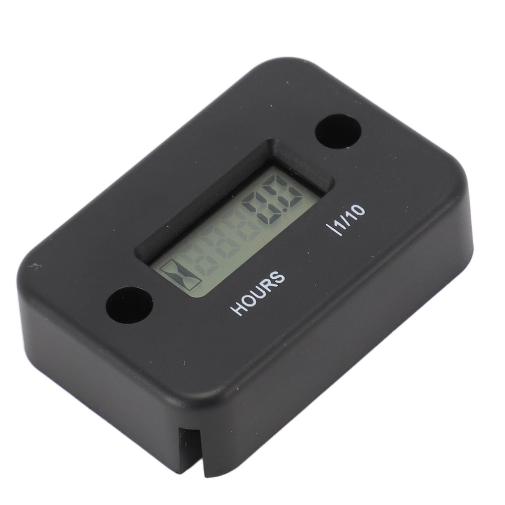 Digital Hour Meter High Accuracy LCD Display Mini Waterproof Engine