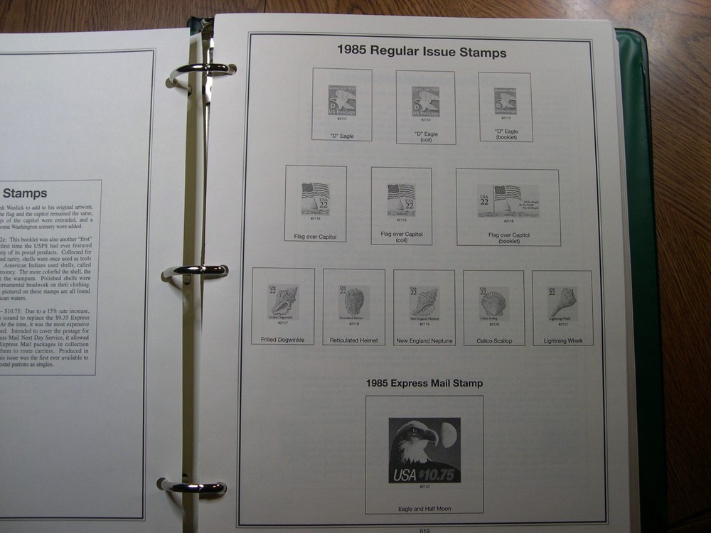 Mystic Stamp Co. American Heirloom Collection Albums Volumes I-III *NEW* #2