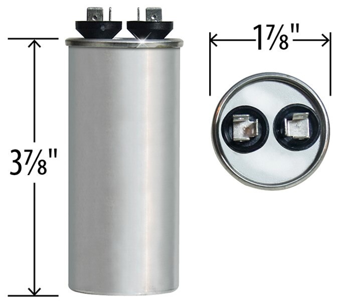 25 MFD x 440 Run Capacitor # 97F9632