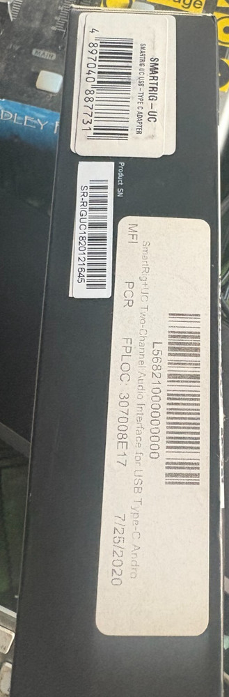 Saramonic SmartRig UC - USB-C NEW in Box Audio Interface for iPhone/Android