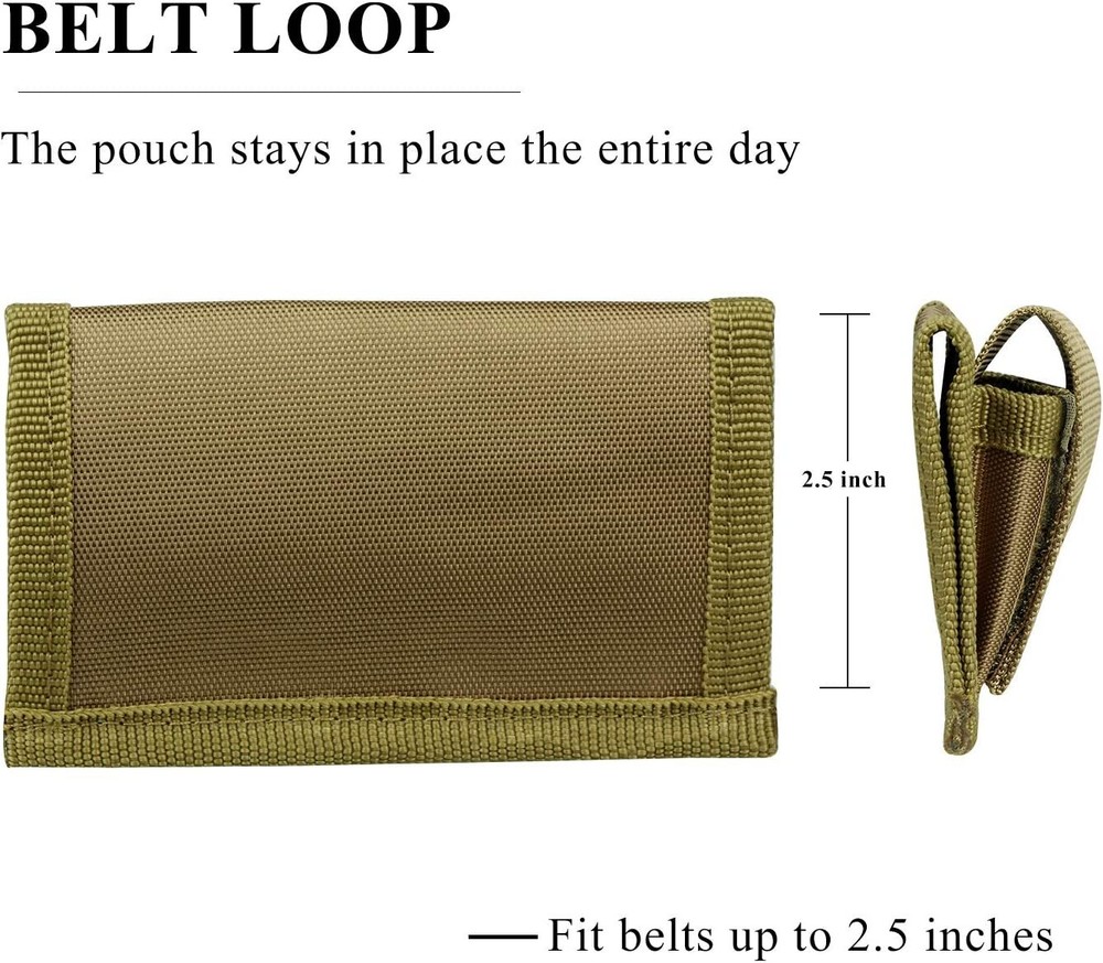 Speedloader Pouch Case Holder Nylon Tactical Double Speedloader Belt Universal
