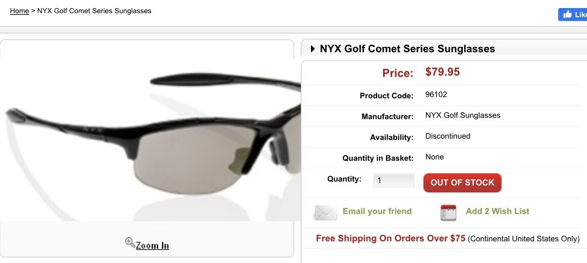 NYX SUNGLASSES