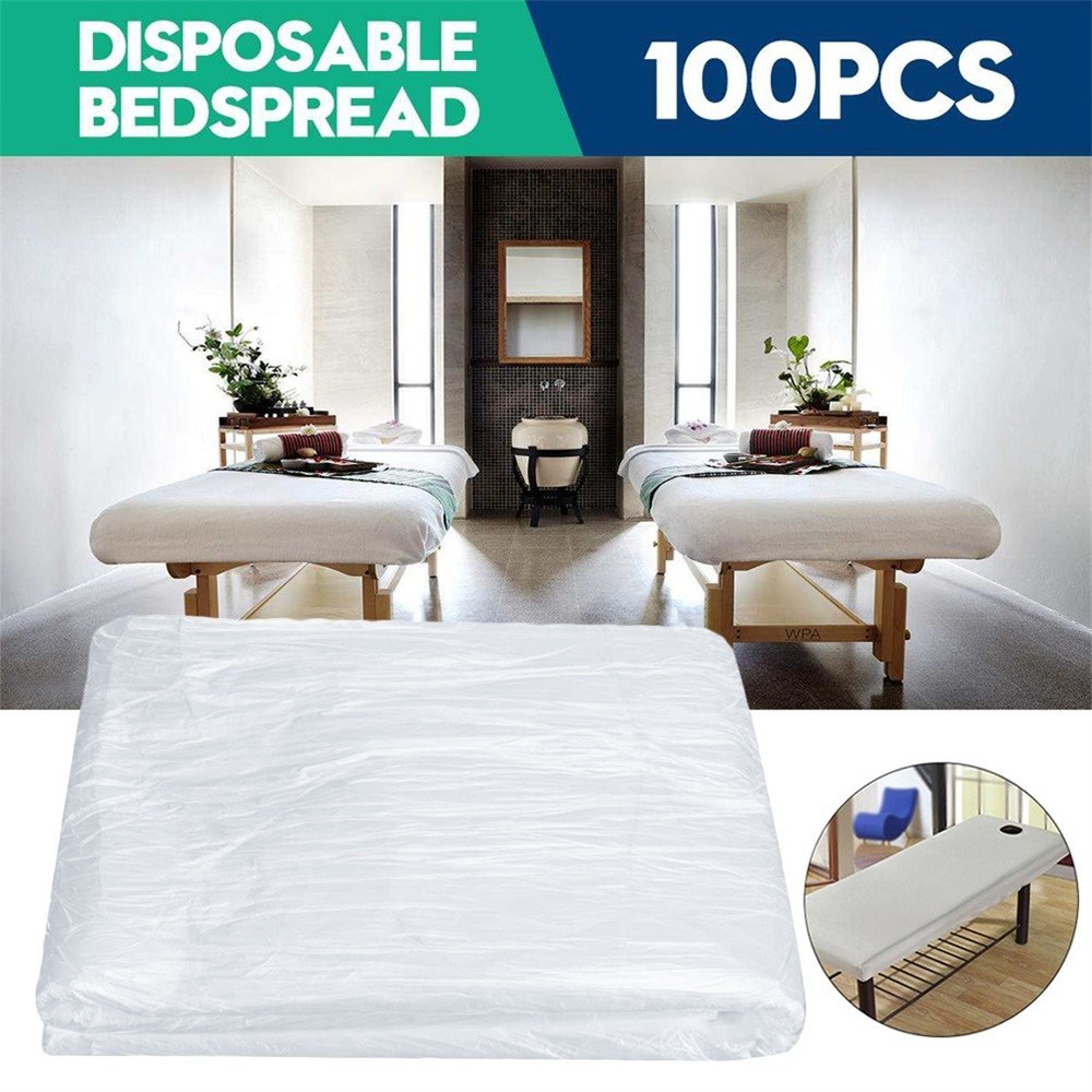 100PCS Disposable Stretch Sofa Covers 120x220cm Massage Bed Protector