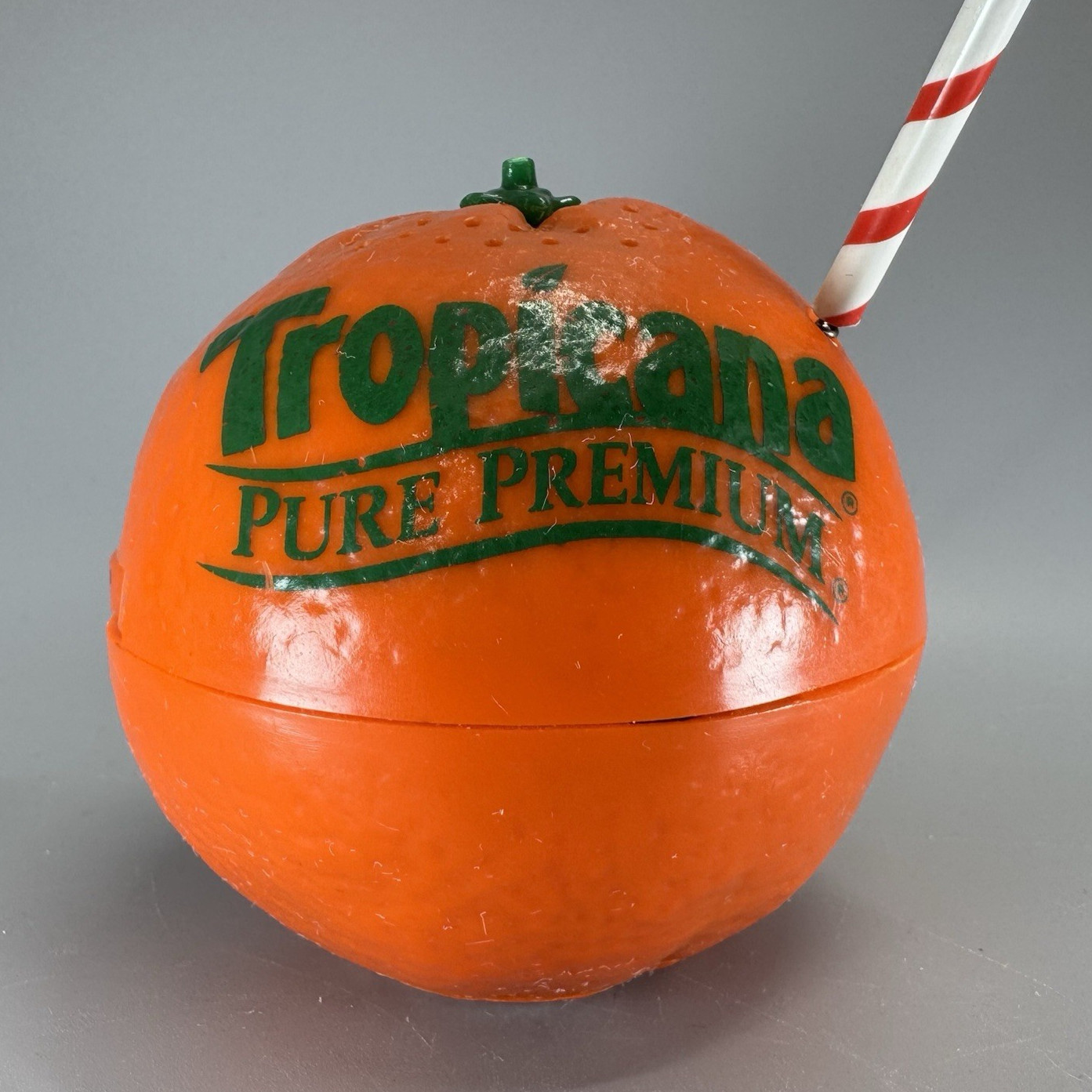 Vtg Tropicana Pure Premium Orange Radio AM/FM Straw Antenna 1980s 1990s NICE!