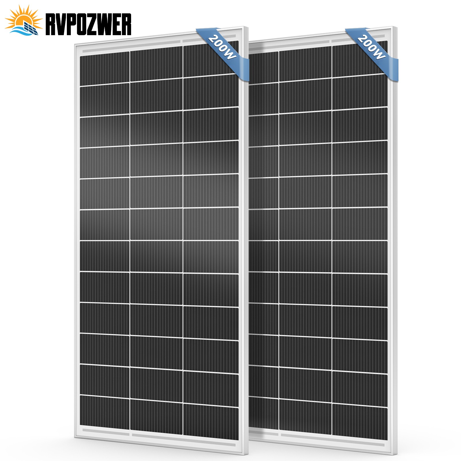 400W 12V Solar Panel 18BB N-type Battery Charge RV PV Home Off-Grid Battery Powe