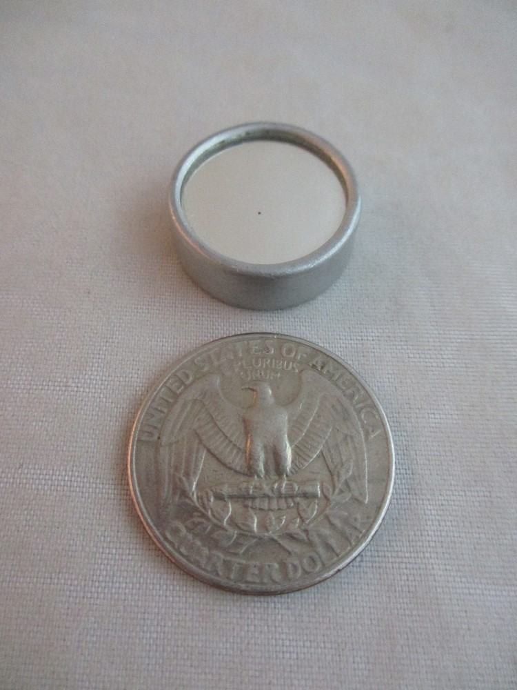 Vtg Tiny Hand Held Survival Compass with Mirror (G)