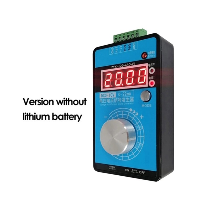 Handheld Signal Generator for Precise Current Voltage Output in Calibration Task
