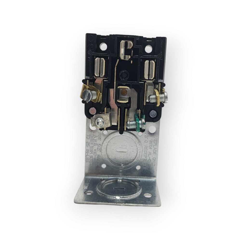 Leviton 30 Amp Single Surface Mounted Single Outlet (Black)