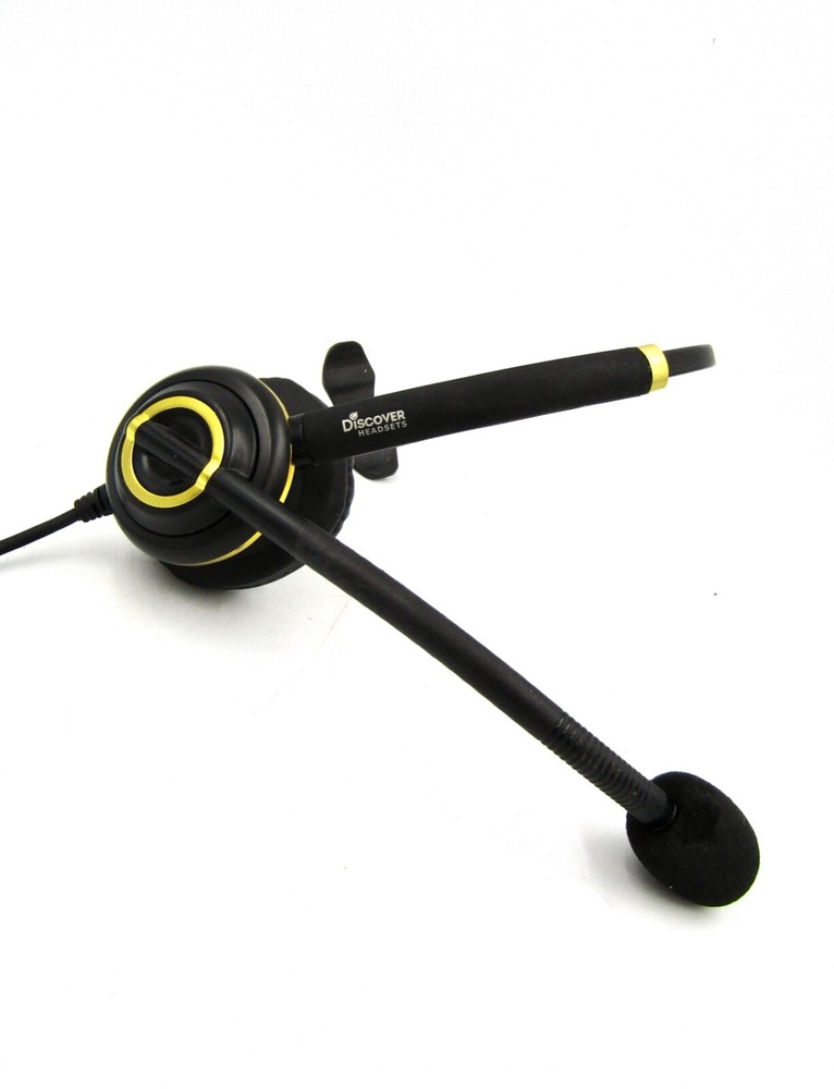 Discover D711U Professional Noise Canceling USB Headset w/ Inline Control - USED