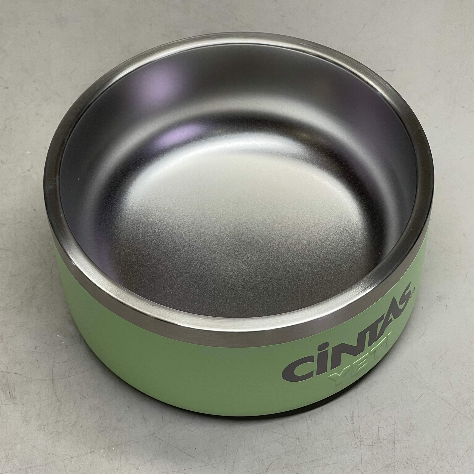 YETI Boomer Dog Bowl *HAS "CINTAS" Branding* 4 Cup (32 oz) Key Lime 4550