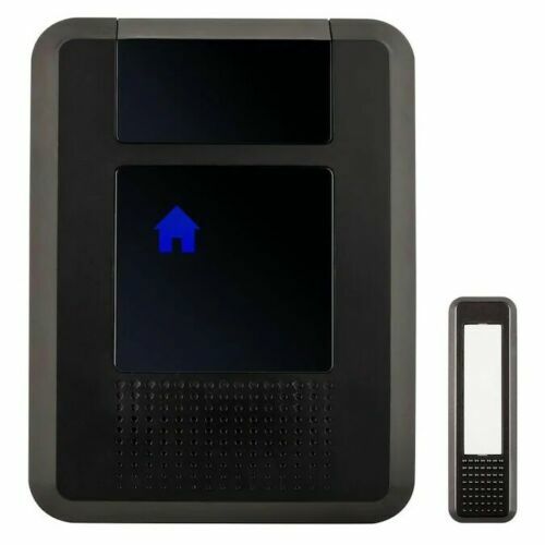 Wireless Doorbell with Button 3 Chime Options Black OPEN BOX