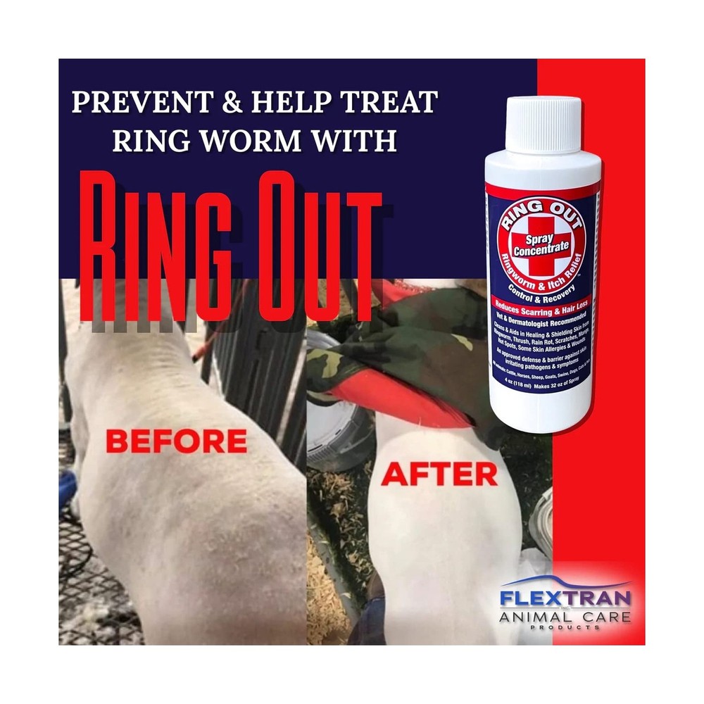 Ringworm Prevention Pack for Large and Small Animals - Control and Help Ringw...