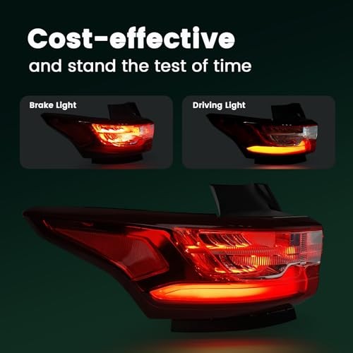 LED Tail Light Assembly Compatible with Chevy 2018-2021 Left Driver Side