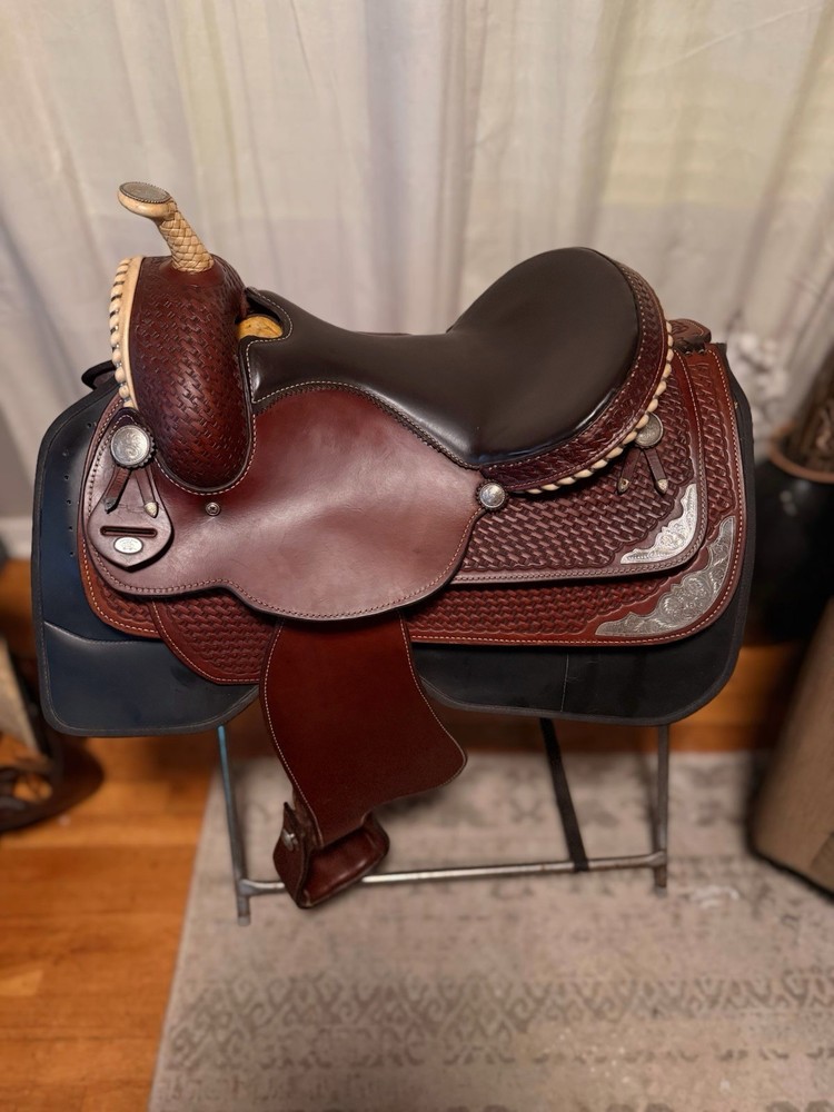 Custom Western Saddle (Fargo Silver)