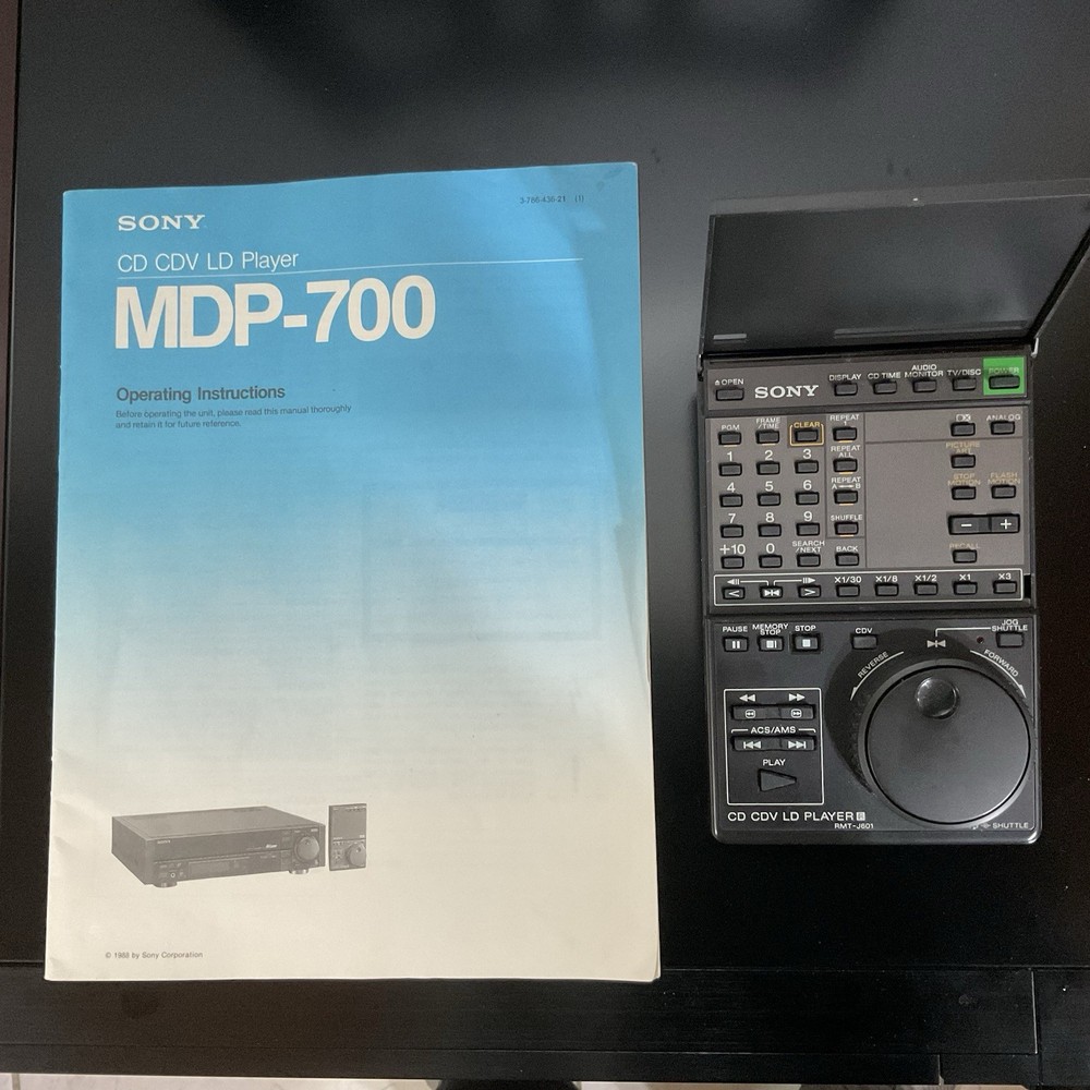 Sony CD CDV LD Player MDP-700