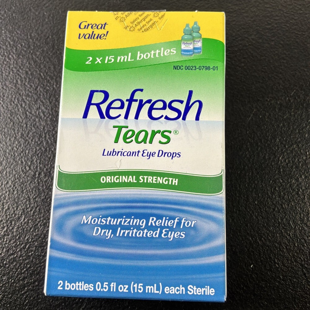 Refresh Tears Eye Drops Twin Pack Exp 9/2028