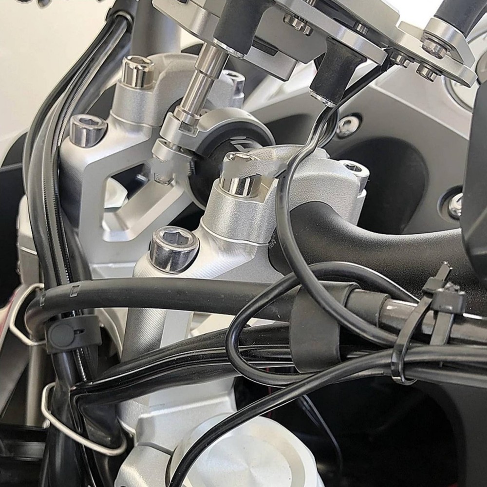 2 Pieces Handlebar Pullback Riser Improved Riding Posture Handlebar Riser Kit