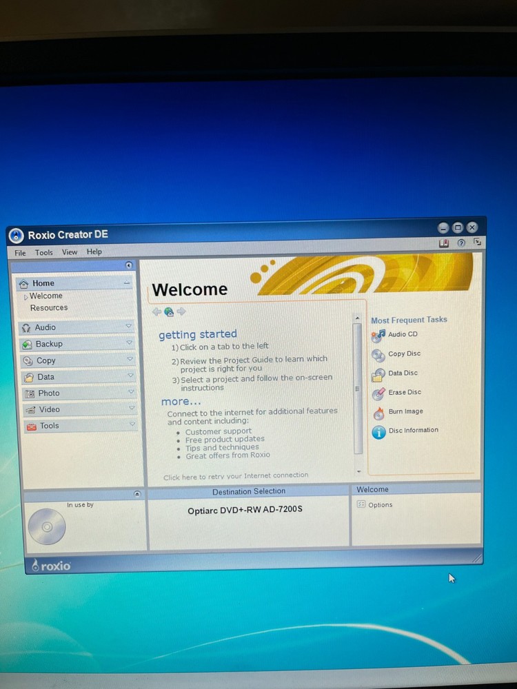 Roxio Creator 9.0 DE for Windows 7 or Older Windows, Sealed