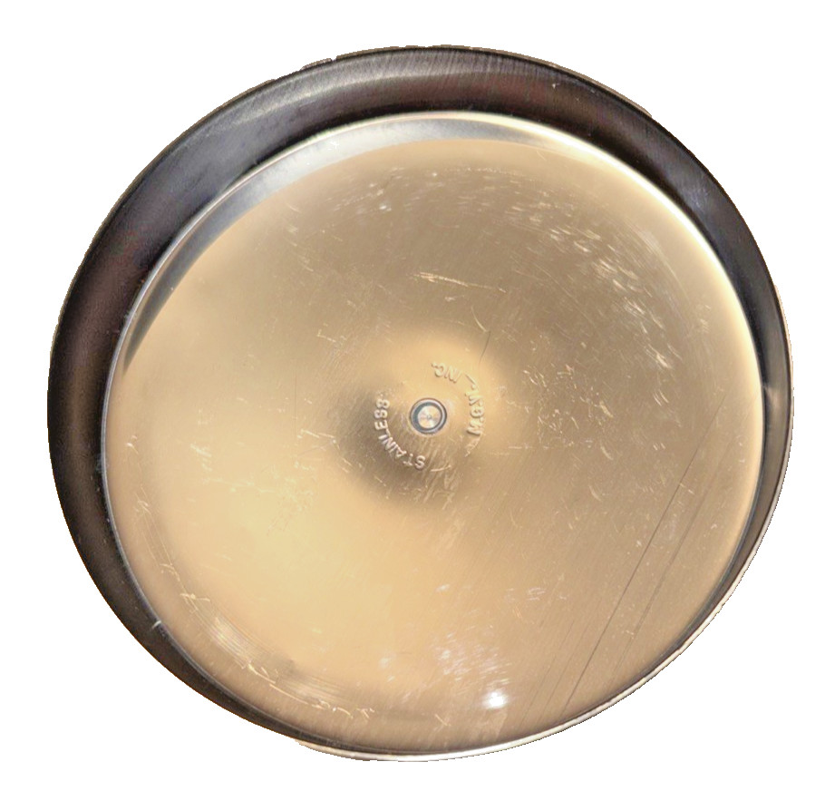 MERCO Cotton Glass Medical Apothecary Jar with Lid 7.5" Vintage