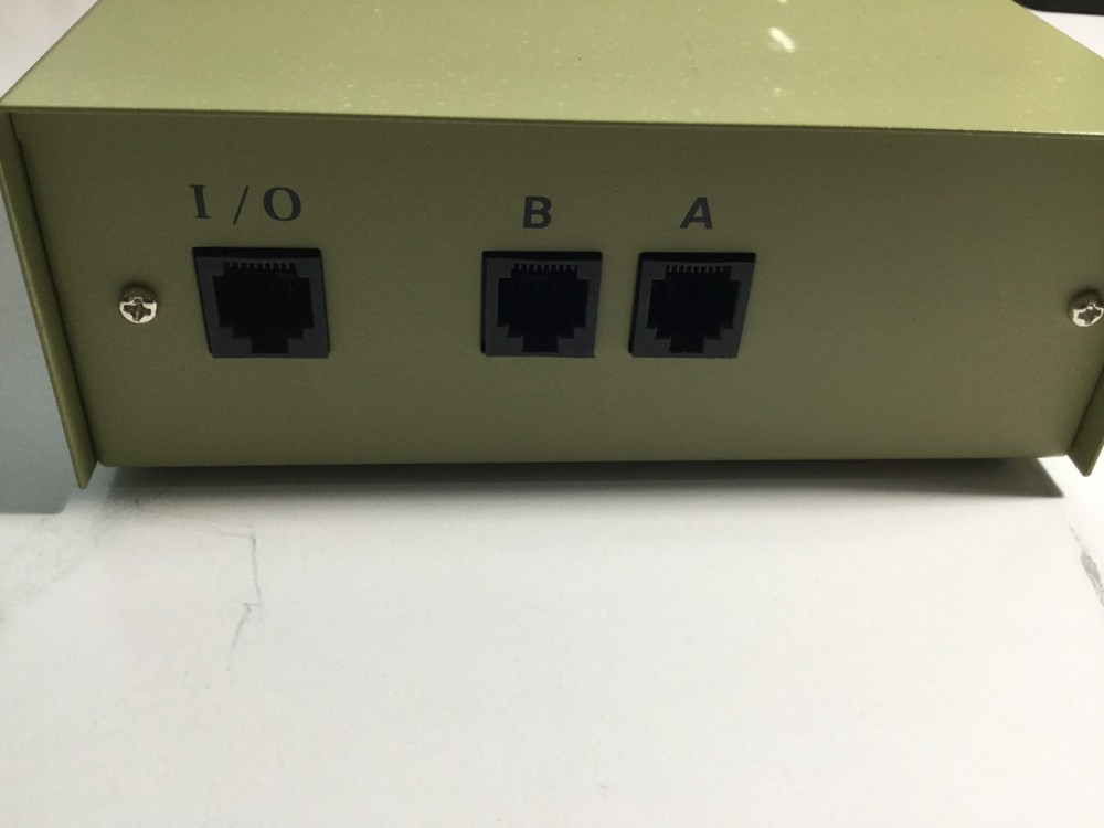Data A B Switch for ethernet cables