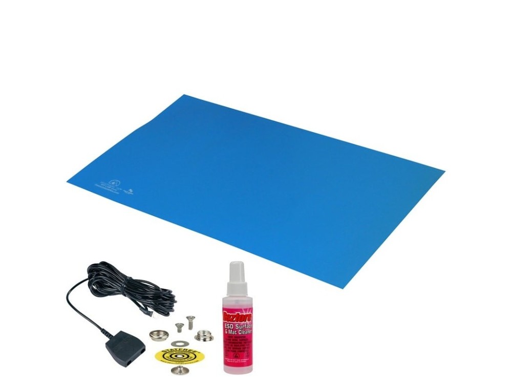 Desco 66424 - Statfree T2 Plus dissipative dual-layer rubber mat (kit version),