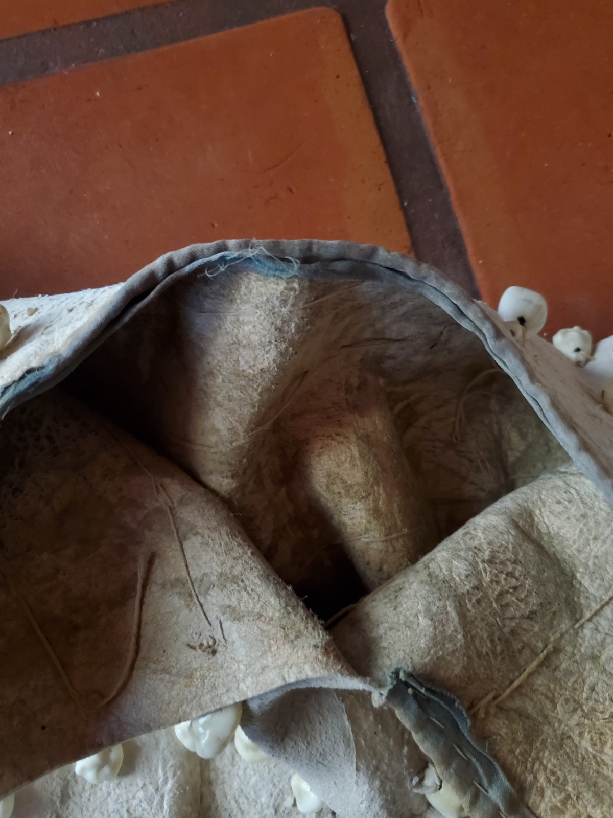 Antique OLD Native American plains Indian womans dress hide 19th c.