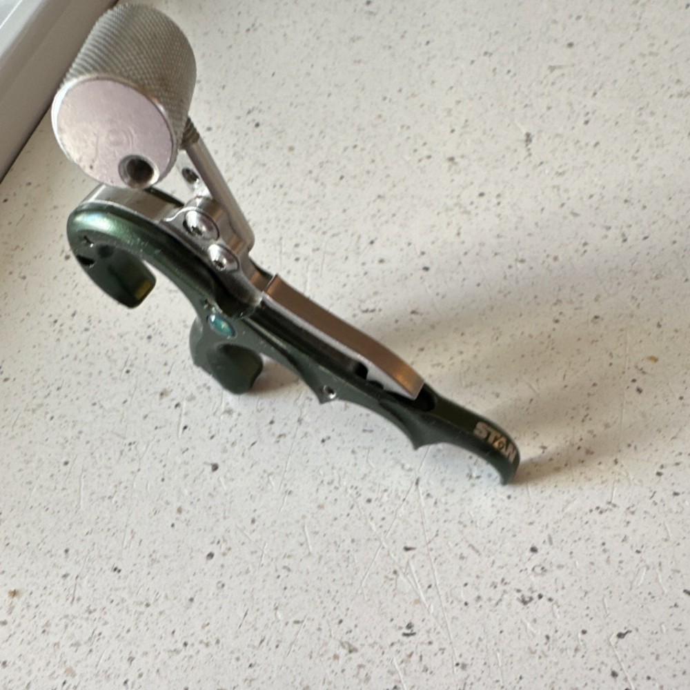 STAN Thumb Trigger Release Aid Green Silver for Compound Bow