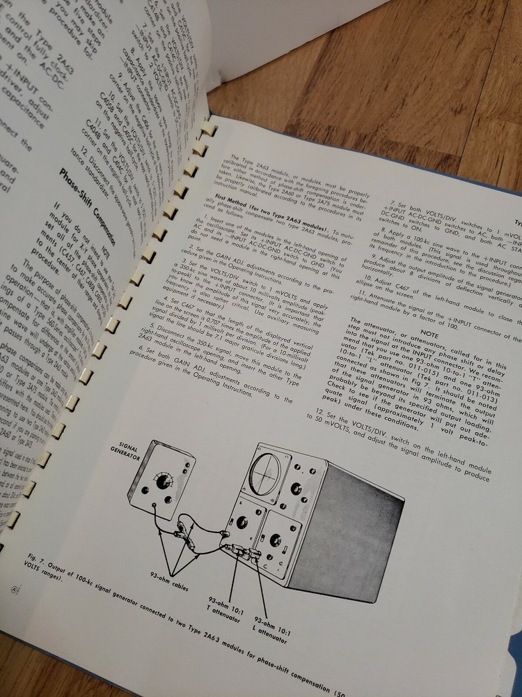 Tektronix Instruction Manual 2A63 Type Plug-in
