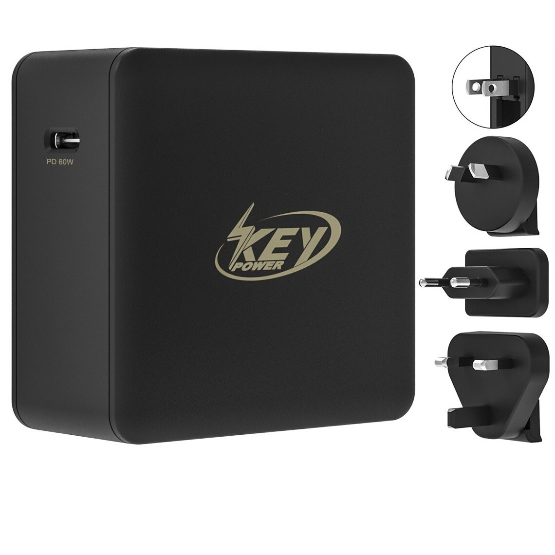 60W USB C Quick charging charger adapter for Samsung iPhone