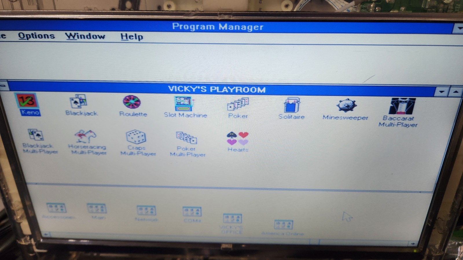 Vintage Packard Bell Executive 486SXES MODEL PB 23 Desktop Computer TESTED WORKS