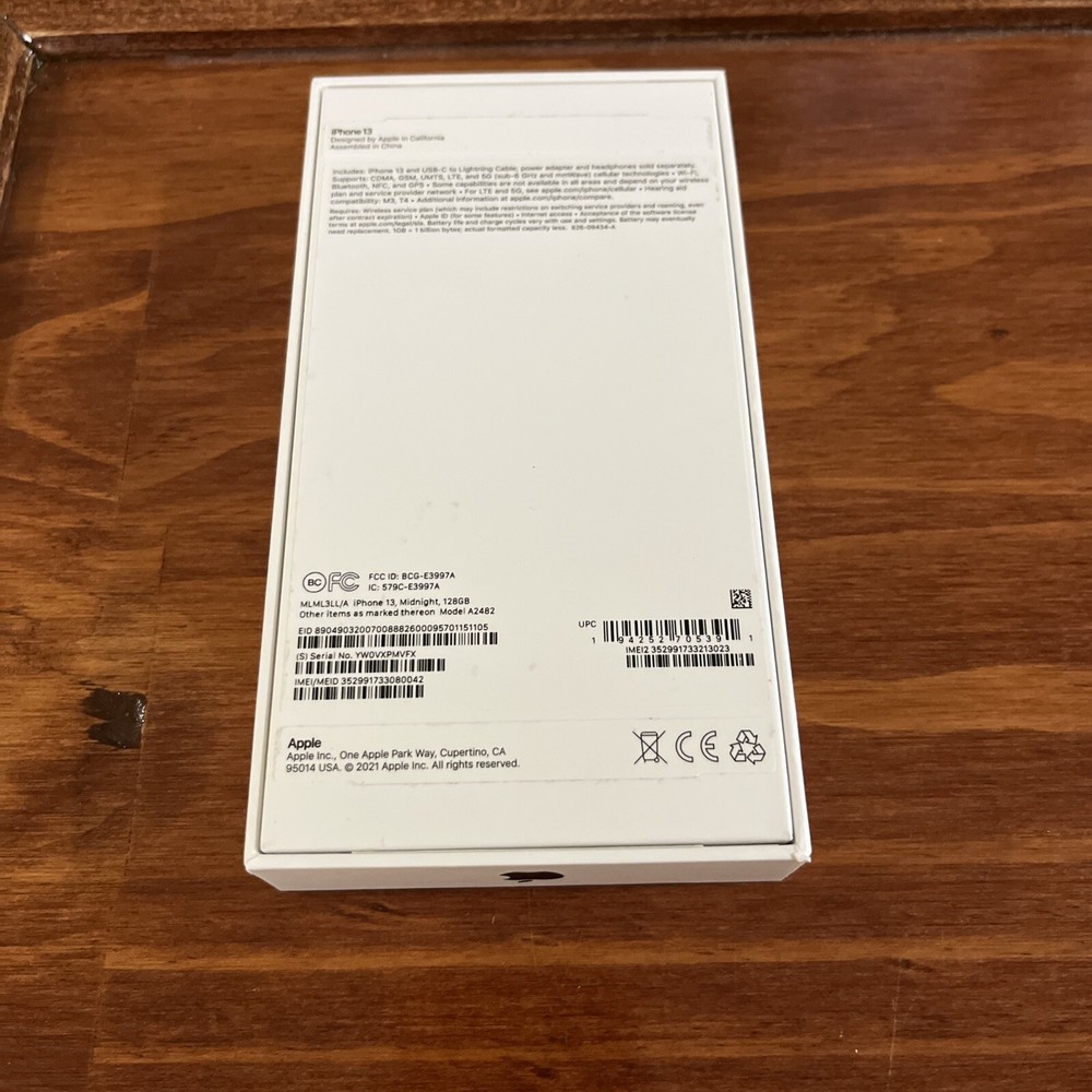 iPhone 13 Box Only