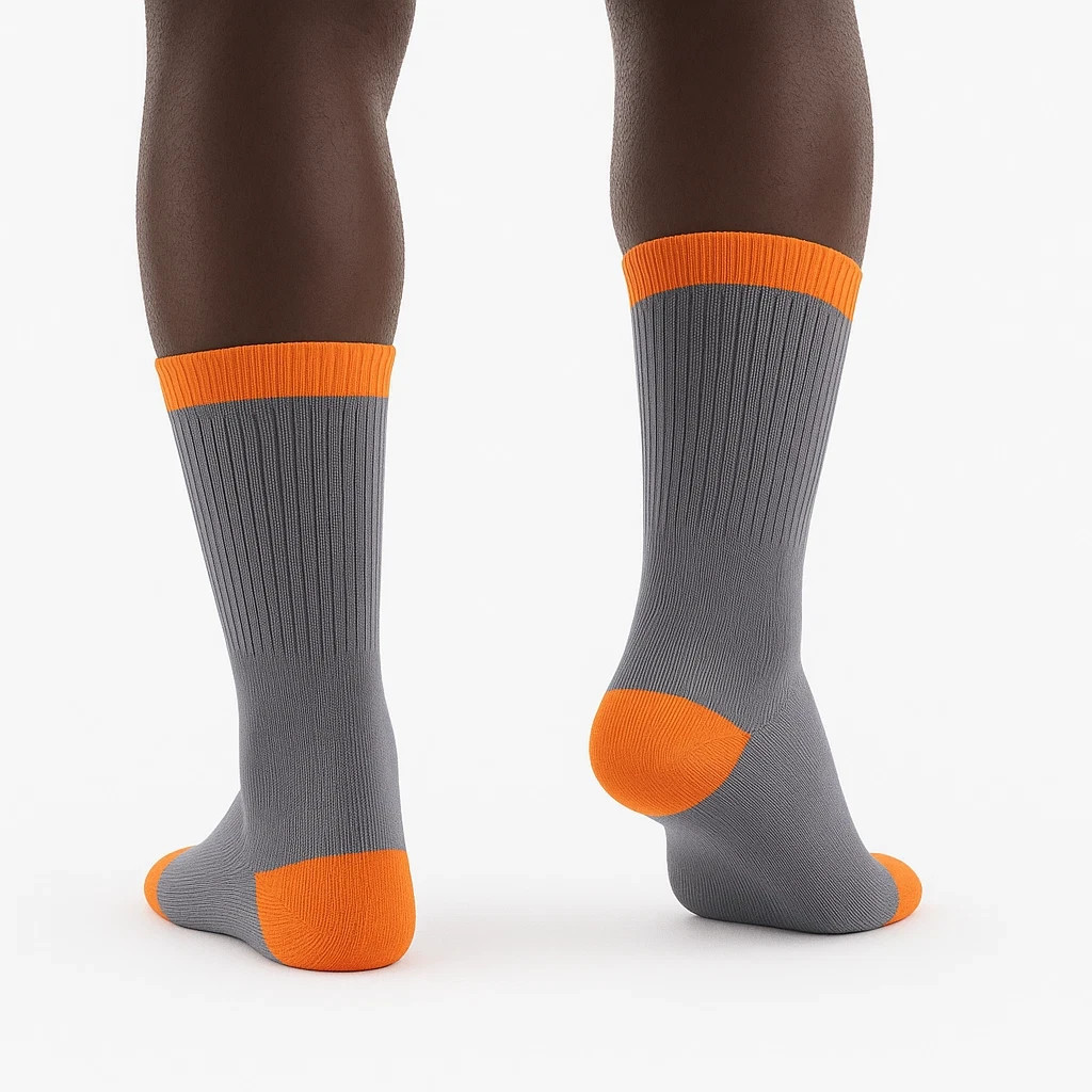 3-12 Pairs Mens Solid Cotton Sports Athletic Work Plain Crew Socks Sizes 10-13