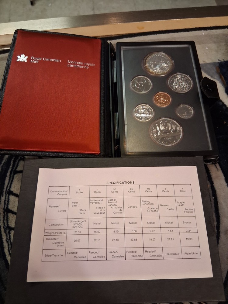 1980 Canada 8 Coin Proof Set . New.