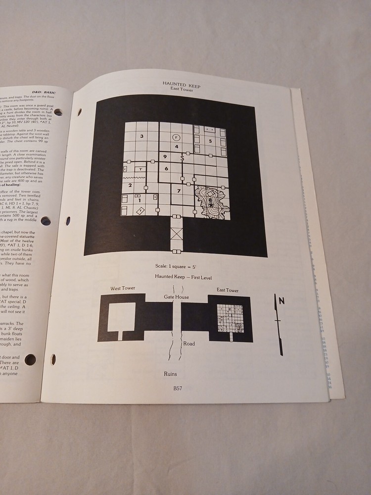 Vintage Dungeons and Dragons Basic Rulebook Very Fine Condition