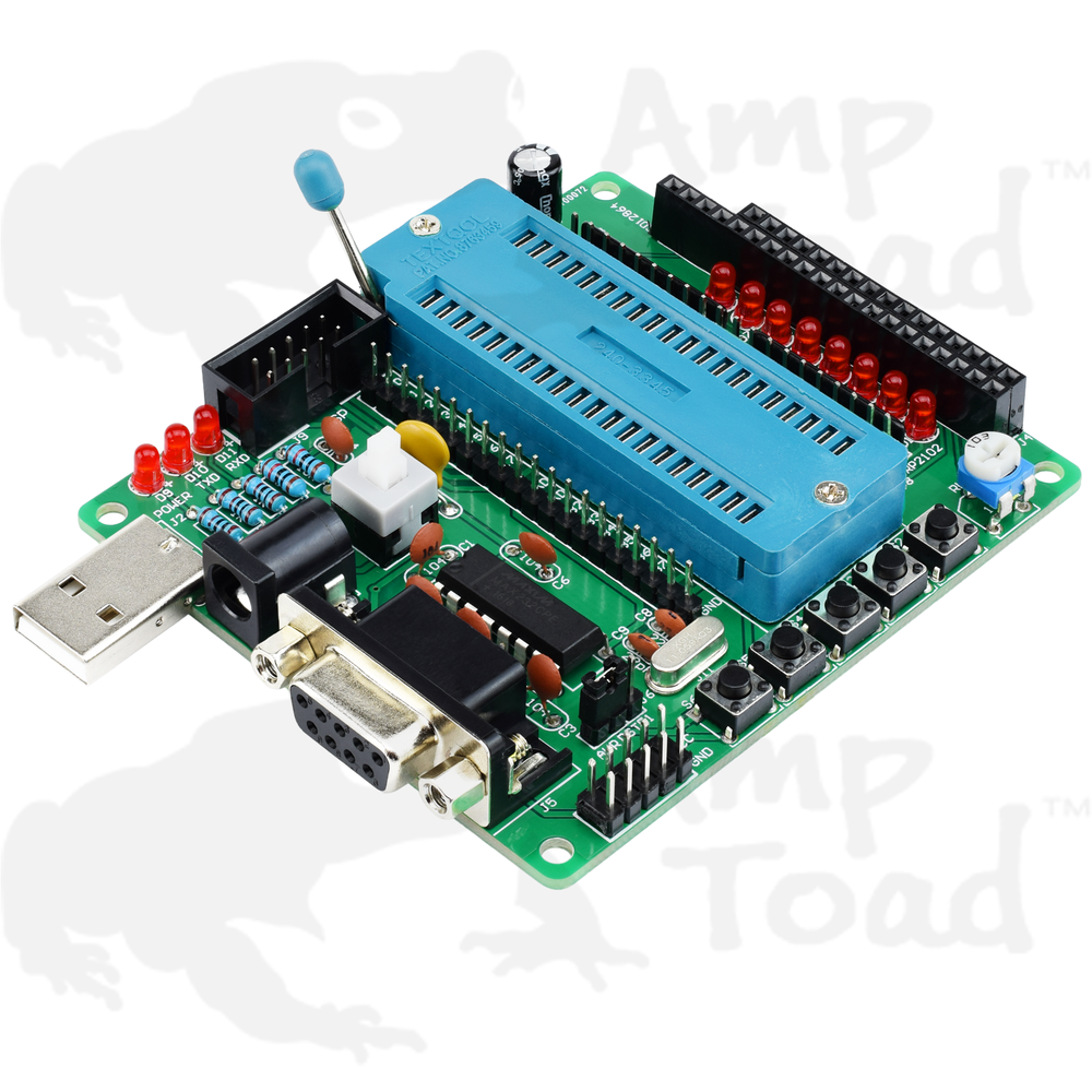 C51 and AVR MCU Development Board for Atmel and STC MCUs