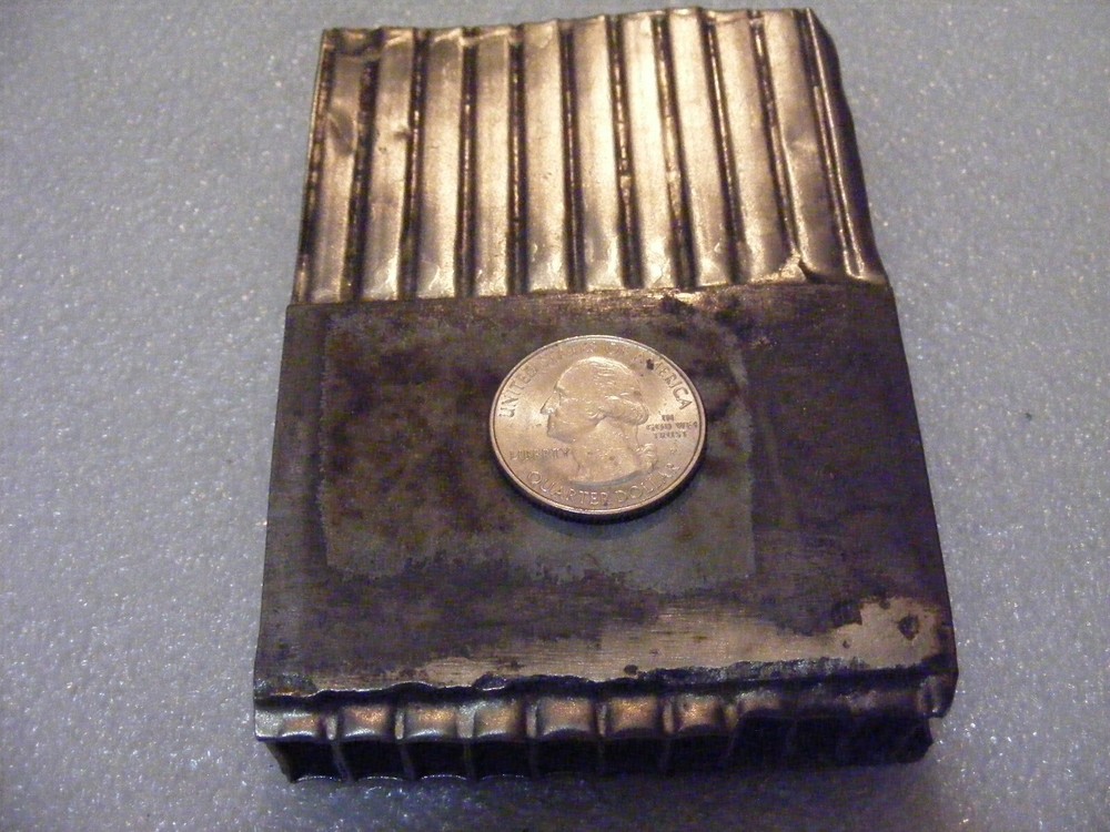 Apollo Saturn H-1 Rocket Engine Inconel Silver Alloy Flight Hardware Section 7