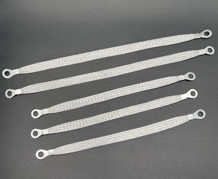 5× Universal Automotive Ground Strap Tinned Copper Car Engine Ground Strap Cable