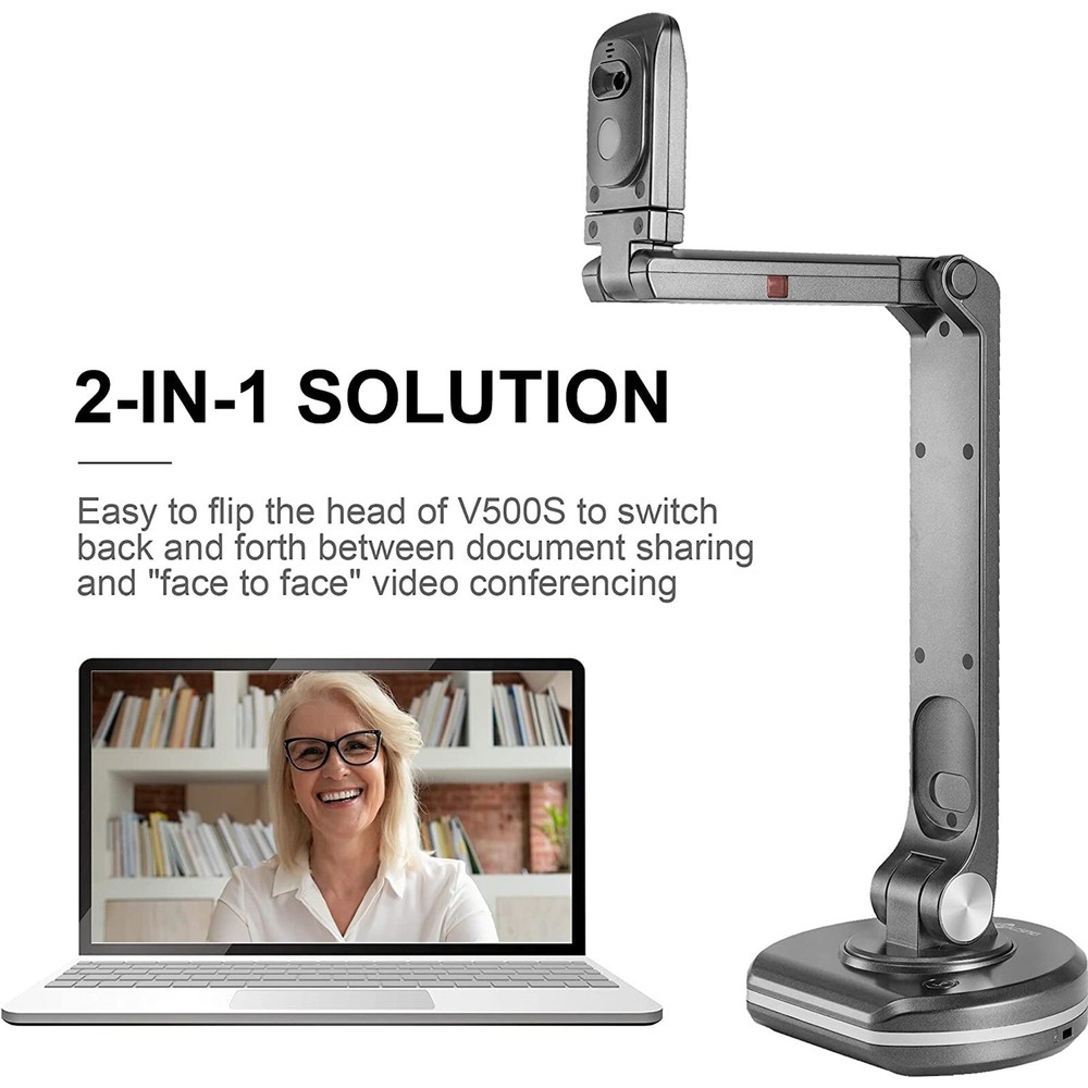 Joyusing V500S 8MP Document Camera, Book and A3 Scanner Live Online Presentation