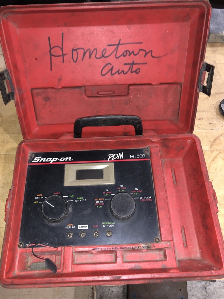 VTG Snap-On PDM MT500 Precision Diagnostics Meter Tach Dwell Engine UNTESTED