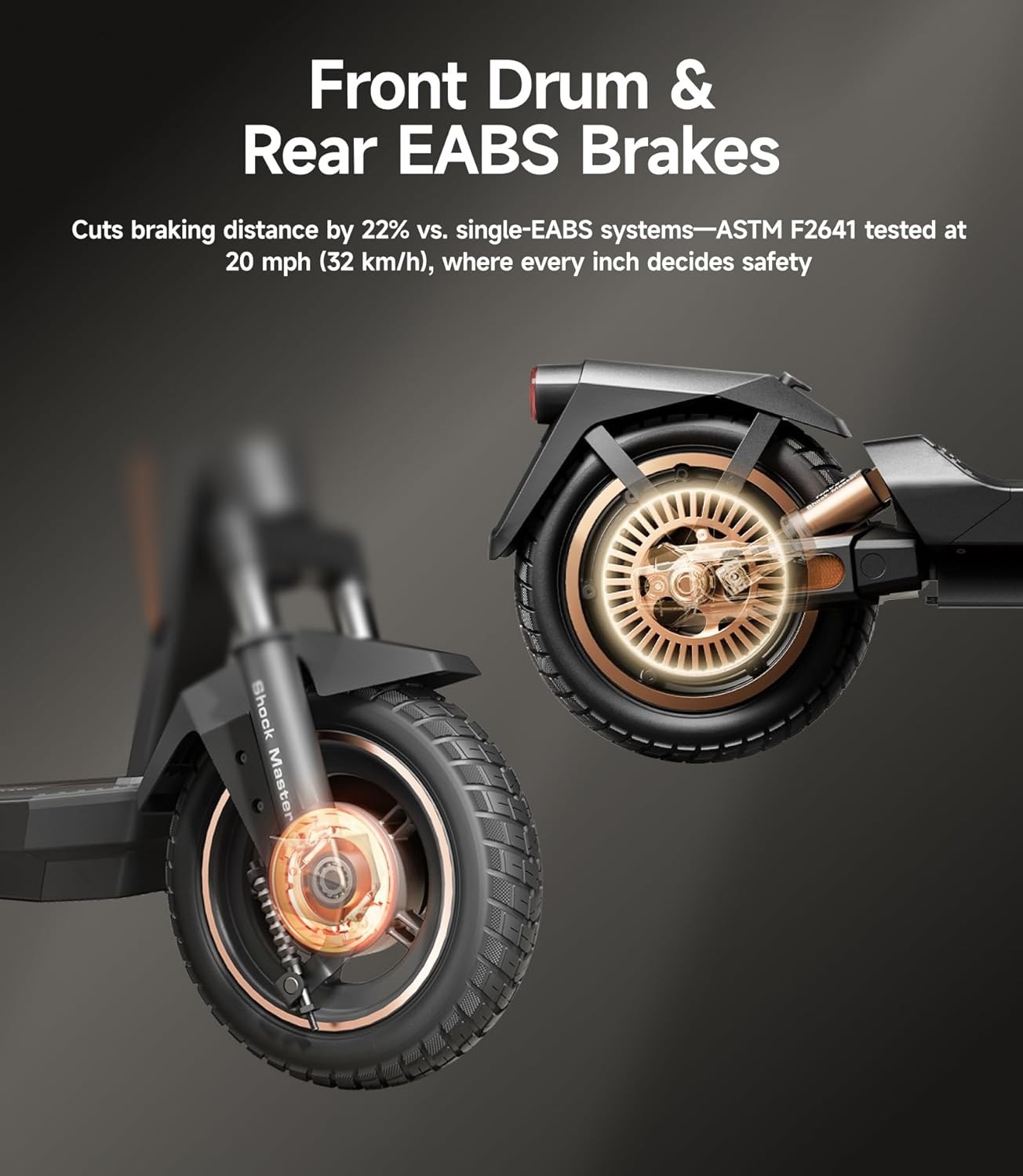 NAVEE GT3 Electric Scooter for Adults, 20MPH, 31 Miles Range,10" Tires, Commuter