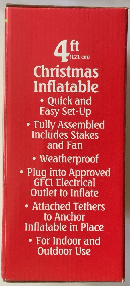 Christmas Inflatable Santa 4ft