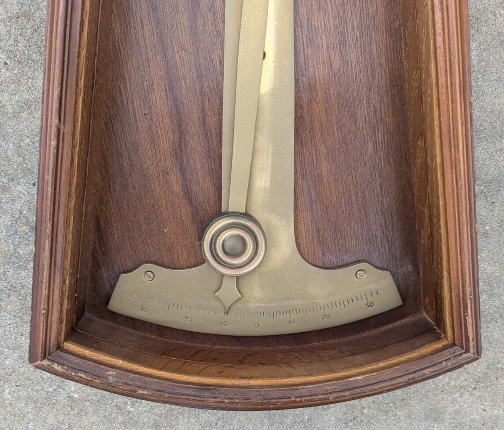 Pendulum Clinometer Antique Ship Nautical Angle Meter With Case No Glass