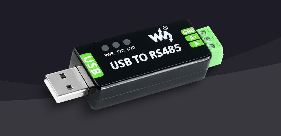Waveshare Industrial USB to RS485 Converter, Original FT232RL