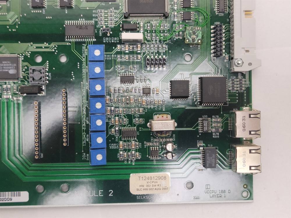 Valcom V-CPU4 System CPU Processor Card , HW 002 SW R3.12