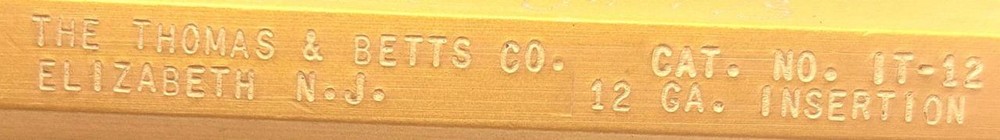 Thomas & Betts IT-12 12 GA. Insertion Hand Tool