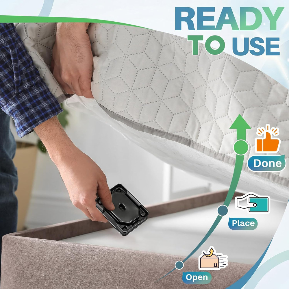 6 Set Bed Bug Detector & Trap, Bedbug Traps with Strong Glue, Bedbug Intercep...