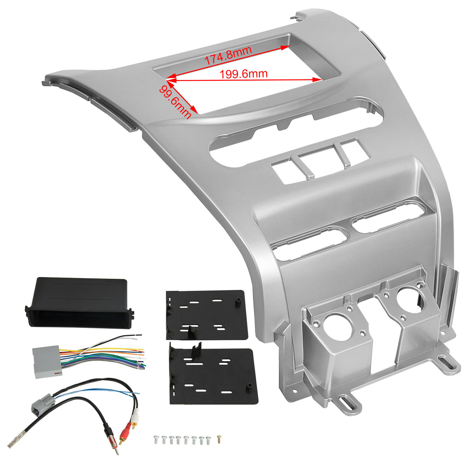 Single/Double DIN Car Radio Stereo Dash Kit For Ford Focus 2008-2011 09 #99-5816