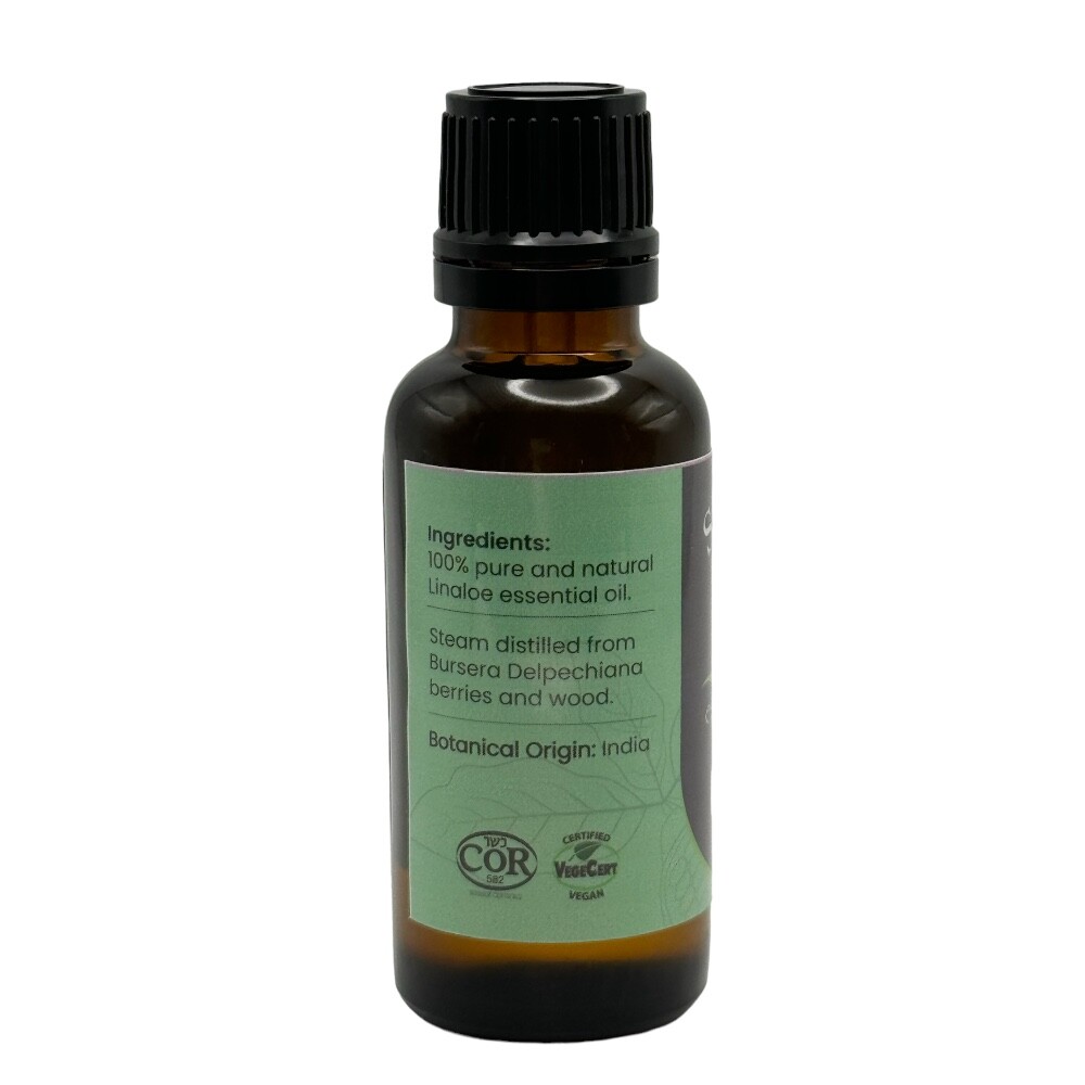 100% Pure Organic Linaloe Essential Oil