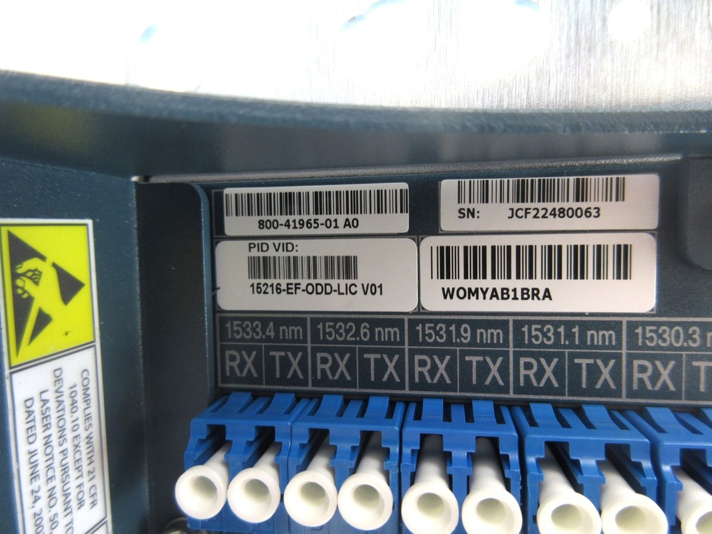 Cisco 15216-EF-40-ODD Patch Panel, 15216-EF-ODD-LIC, C4*5915216