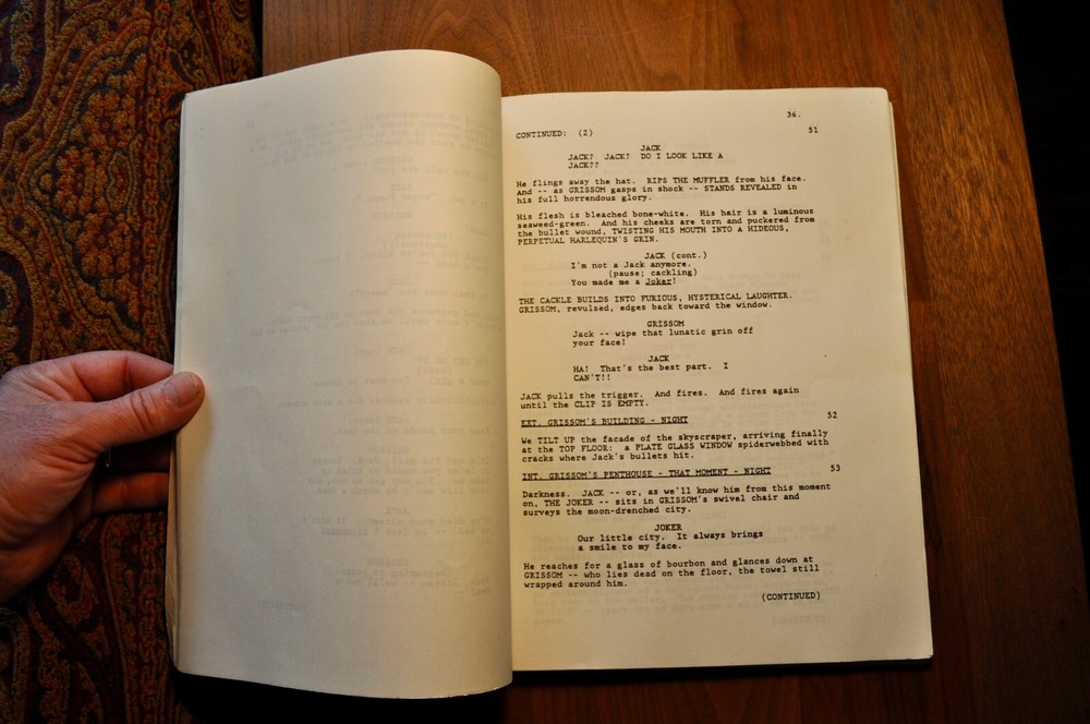 BATMAN Sam Hamm Warner Bros. Screenplay 3rd DRAFT February 29th 1988